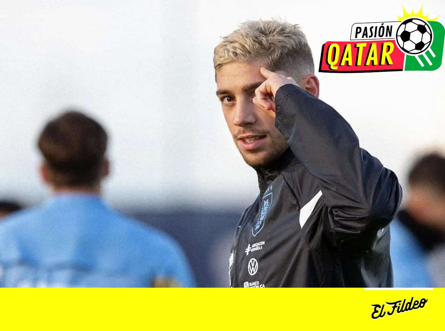 Fede Valverde de parajito a halcón y a volar con Uruguay en Qatar 2022